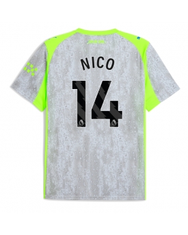 Billige Fotballdrakt Manchester City Nico Gonzalez #14 Replika Tredjedrakt 2025-26 Kortermet Billige Fotballdrakt Manchester City Nico Gonzalez #14 Replika Tredjedrakt 2025-26 Kortermet